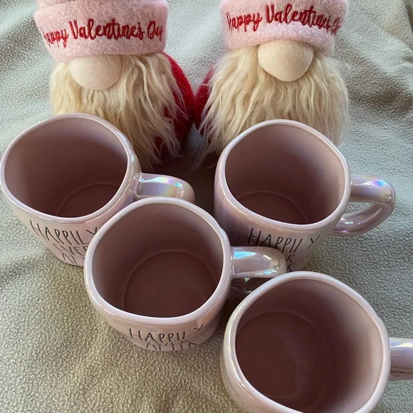 RaeDunn by Magenta, “Happily Ever After”, Pink Iridescent Mug - Picture 2 of 11